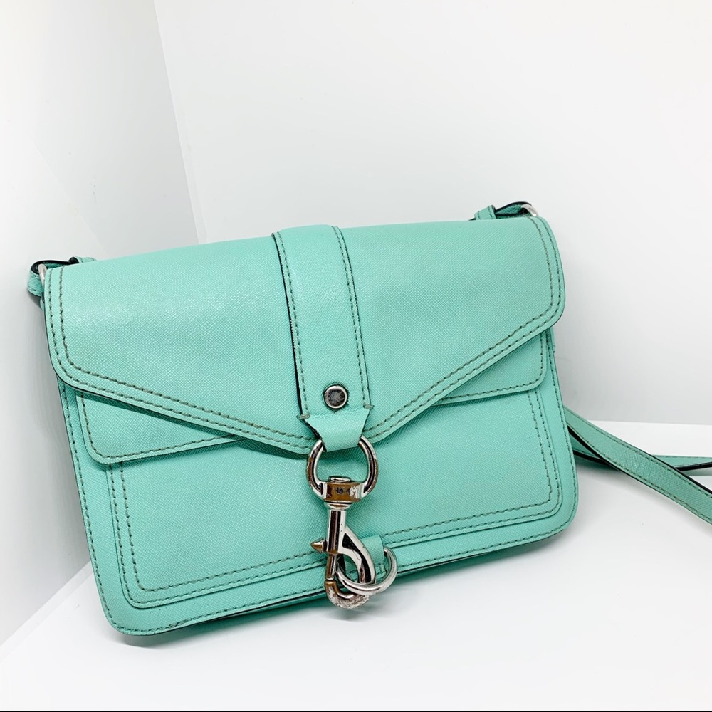 Blue / Mint Rebecca Minkoff Mini M.A.C. Crossbody